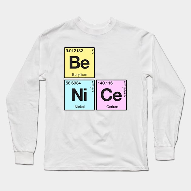 Element Of Being Nice Long Sleeve T-Shirt by Rebus28